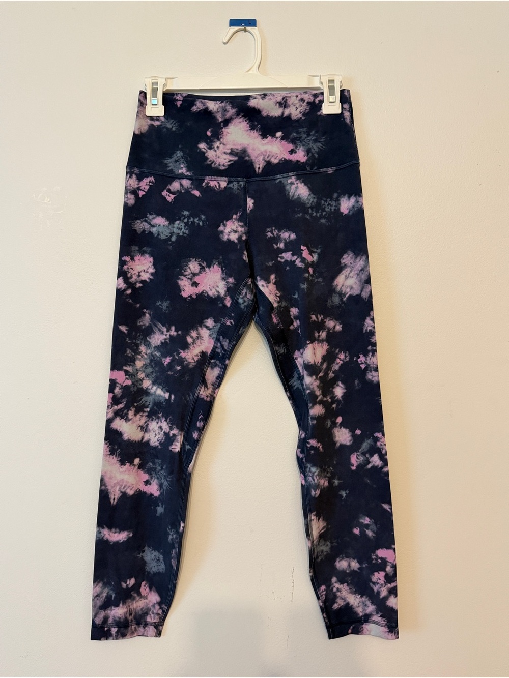 Lululemon Align Navy and Pink Tie-Dye High-Rise Leggings